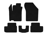 Opel Agila 2007-2015 Textile Floor Mats Premium (HB, Black) photo 1