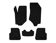 Opel Corsa F 2019- Textile Floor Mats Premium (HB, 5-door, Black) photo 1