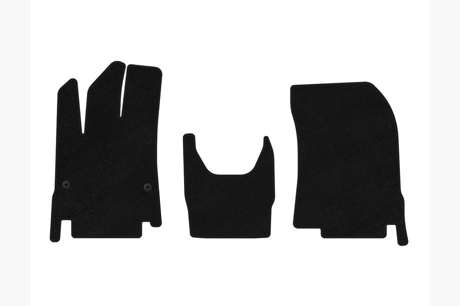 Peugeot Partner/Rifter 2019- Textile Floor Mats Premium (black) Image