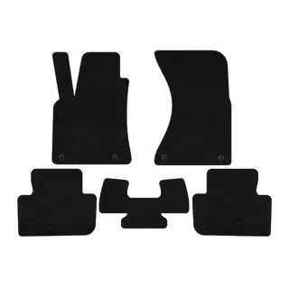 Textile Floor Mats Premium (2014-2018, Black) Porsche Macan 2014-2024 photo 1