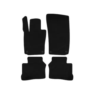 Textile Floor Mats Premium (2009-2013, Coupe, 4-Door, Black) Porsche Panamera 2009-2016 photo 1