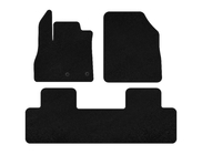 Renault Scenic/Grand 2016–2025 Textile Floor Mats Premium (5-Seater, Black) photo 1