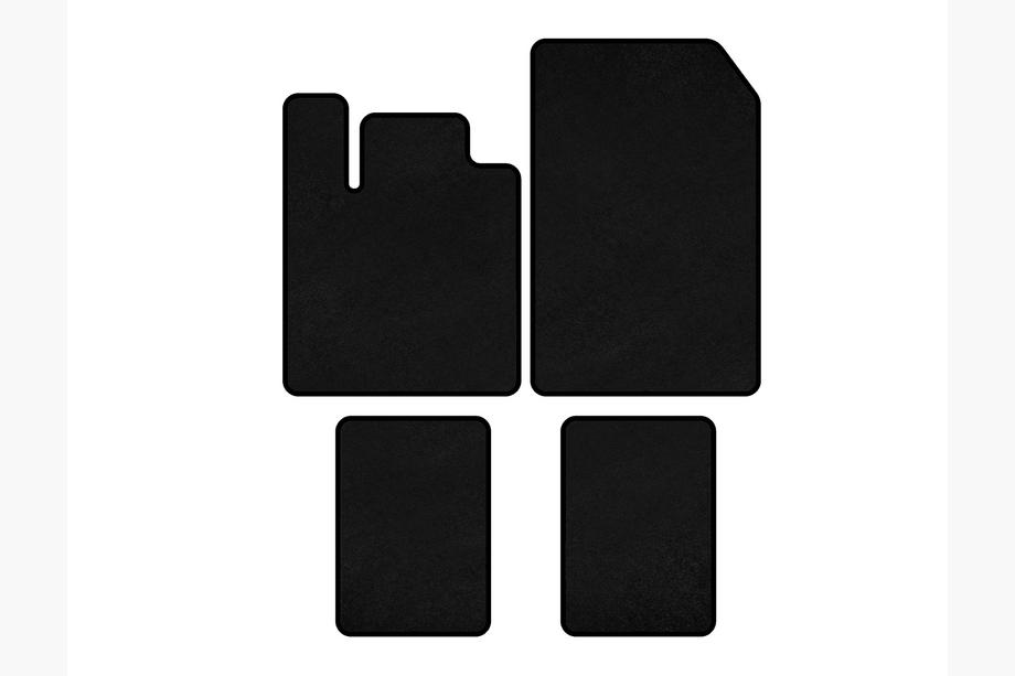 Renault Twingo 2007-2014 Textile Floor Mats Premium (black) Image