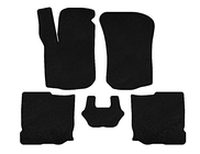 Seat Leon 1999-2005 Textile Floor Mats Premium (HB, 5-door, Black) photo 1