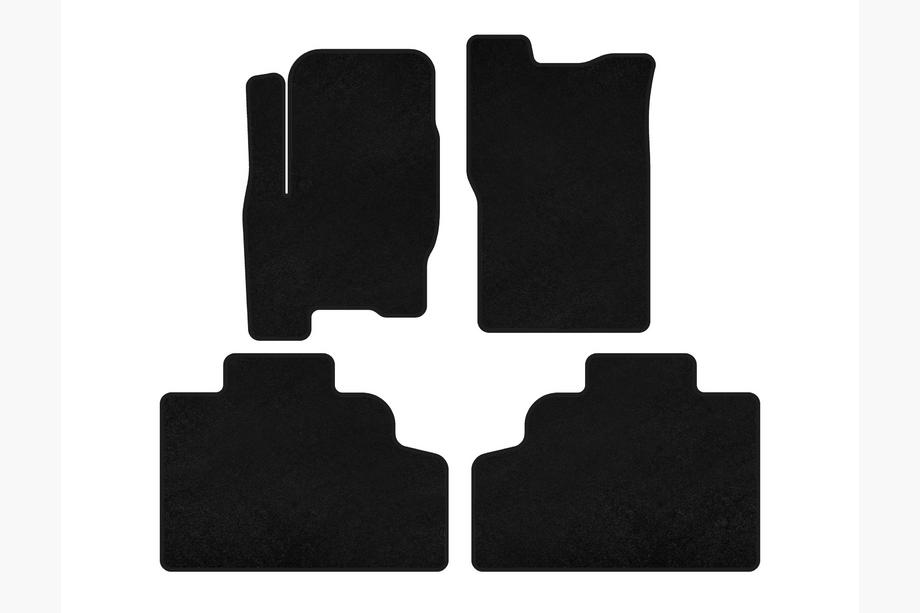 SsangYong Korando 1997-2006 Textile Floor Mats Premium (black) Image
