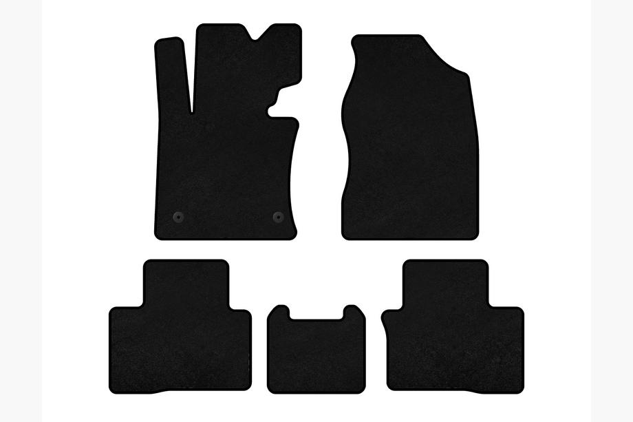 SsangYong Tivoli 2015- Textile Floor Mats Premium (Black) Image