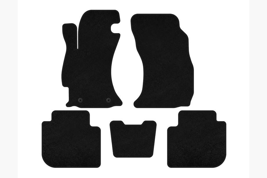 Subaru Forester 2013-2018 Textile Floor Mats Premium (2013-2017, Black) Image