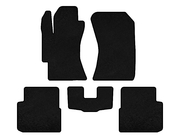 Subaru Impreza 2007-2011 Textile Floor Mats Premium (HB, Black) photo 1