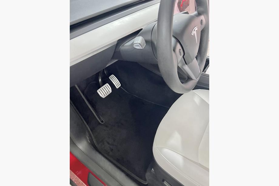 Tesla Model Y 2020- Textile Floor Mats Premium (2020-2024, Black) Photo 6