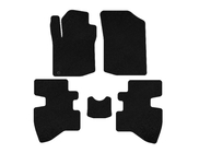 Toyota Aygo 2007-2014 Textile Floor Mats Premium (2007-2009, HB, 3-Door, Black) photo 1