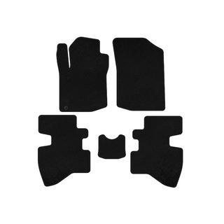 Textile Floor Mats Premium (2007-2009, HB, 3-Door, Black) Toyota Aygo 2007-2014 photo 1