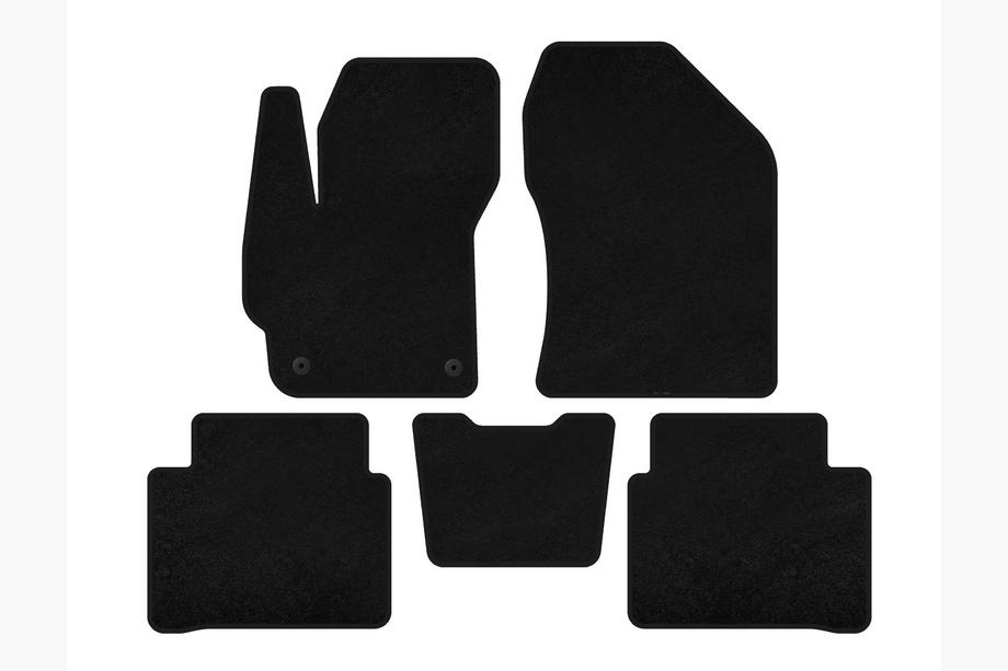Toyota Corolla 2019- Textile Floor Mats Premium (SD, Black) Image