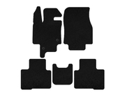 Toyota Highlander 2019- Textile Floor Mats Premium (2 Rows, 7-Seater, Black) photo 1