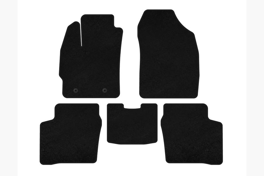 Toyota Prius 2003-2009 Textile Floor Mats Premium (LB, Black) Image