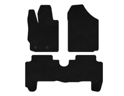 Toyota Yaris 2006-2011 Textile Floor Mats Premium (HB, 5-door, Black) photo 1