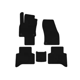Textile Floor Mats Premium (5-Seater, Black) photo 1