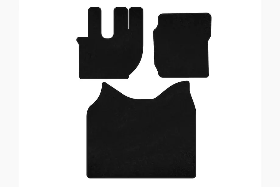 Volvo FH 1993-2012 Textile Floor Mats Premium (2008-2012, Black) Image