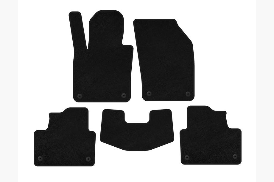 Volvo S60 2019- Textile Floor Mats Premium (black) Image