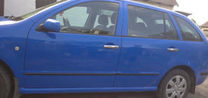 Skoda Fabia 2000-2007 Chrome Door Handle Covers (4 pcs, Stainless Steel) OmsaLine - Italian Stainless Steel photo 1