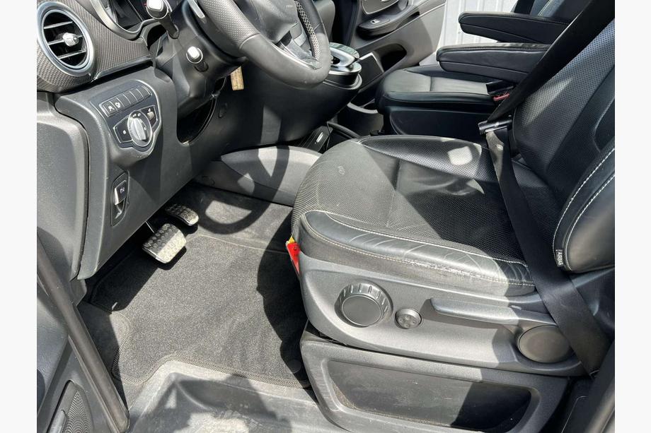 Mercedes Vito/V-class W447 2014- Textile Floor Mats Classic V-class ExtraLong 2 side (Pickup Only, Full Set, Black) Photo 1