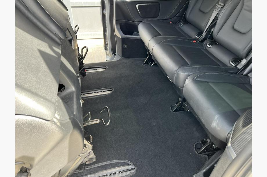 Mercedes Vito/V-class W447 2014- Textile Floor Mats Classic V-class ExtraLong 2 side (Pickup Only, Full Set, Black) Photo 2