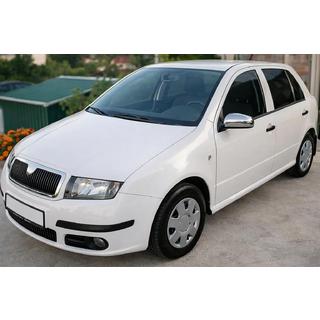 Mirror Covers 2006↗ (2 pcs, Stainless Steel) Skoda Fabia 2000-2007 photo 1
