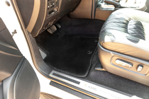 Toyota Land Cruiser 200 2007-2021 Textile Floor Mats Classic V-2 (2012-2021, Black) photo 12