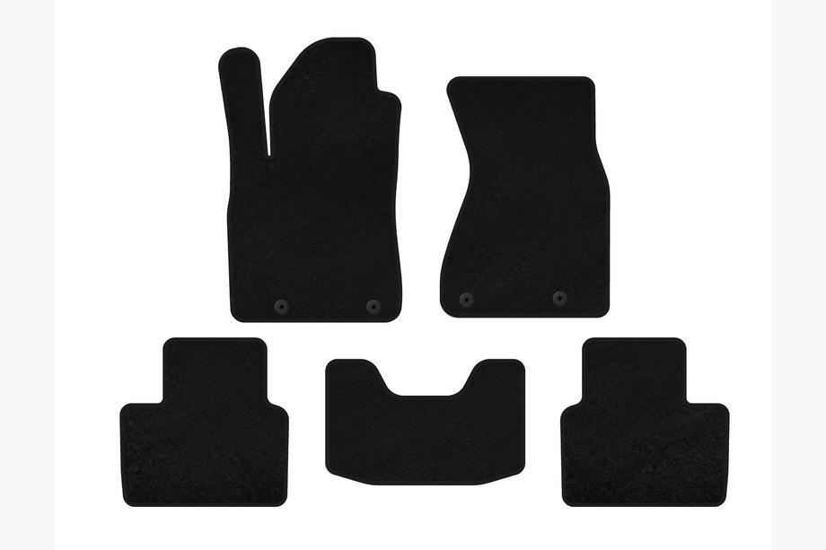 Audi A8 1994-2002 Classic textile floor mats (Sedan, Black) Image