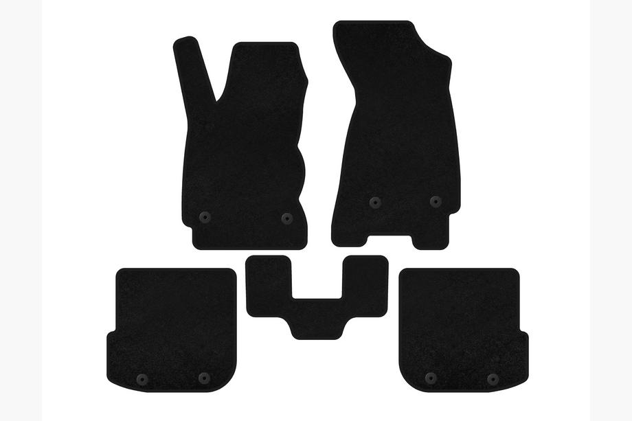 Audi A4 B5 1994–2001 Classic textile floor mats (Avant, Black) Image