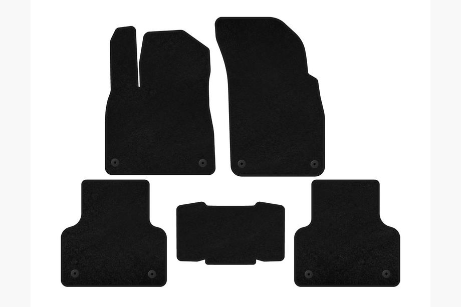 Audi Q8 2018- Textile Floor Mats Classic (Black) Image