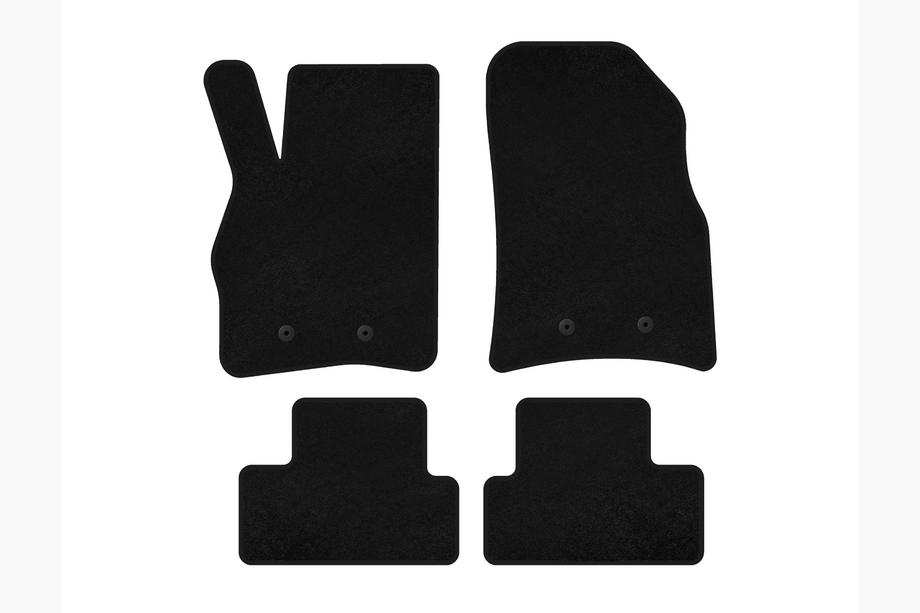 Cadillac ELR 2013-2016 Textile Floor Mats Classic (Coupe, Black) Image