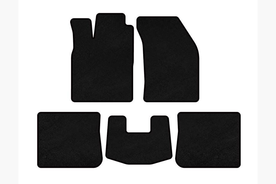 Chery Elara/Alia/Fora/A5 2006- Textile Floor Mats Classic (SD, Black) Image