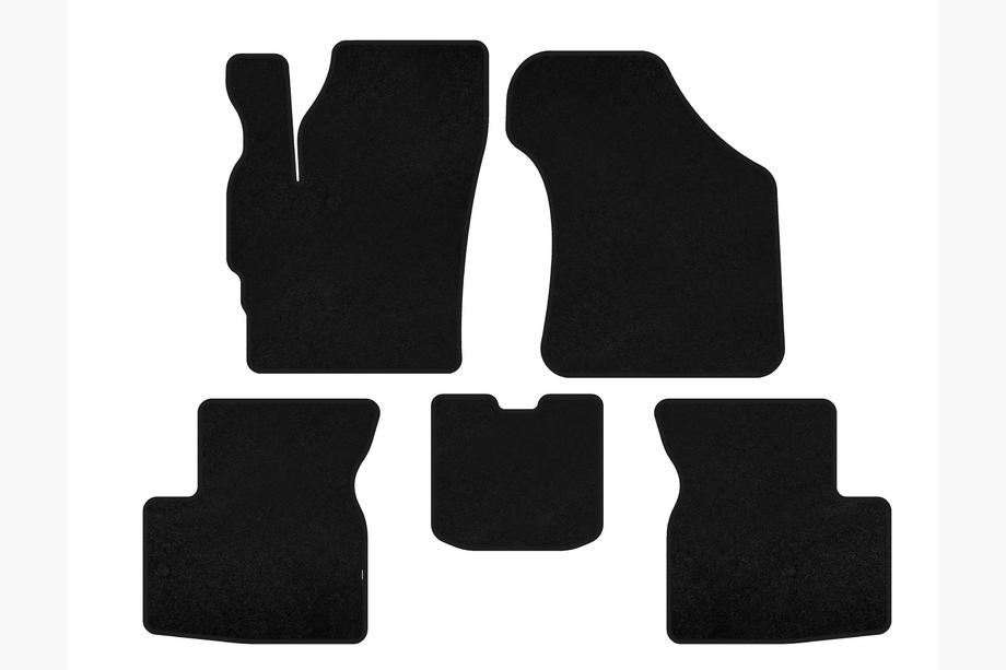 Chery QQ 2003-2022 Textile Floor Mats Classic (Black) Image