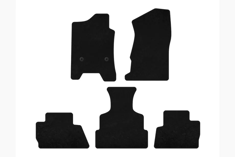 Chevrolet Tahoe 2014-2019 Textile Floor Mats Classic (2014-2020, Black) Image