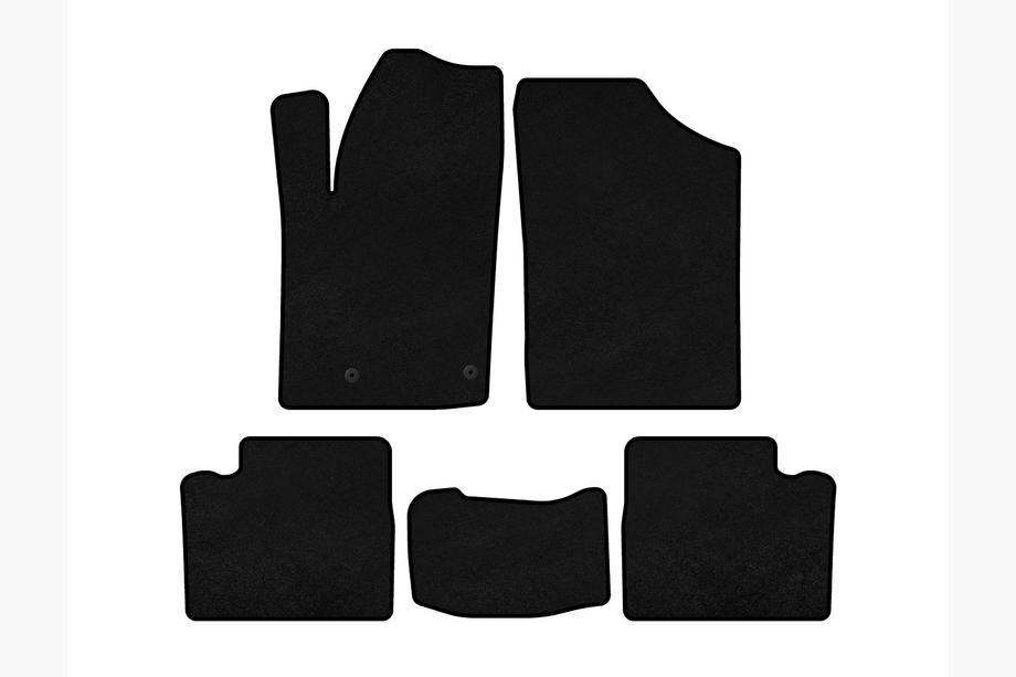 Citroen Berlingo 1996-2008 Textile Floor Mats Classic (Black) Image