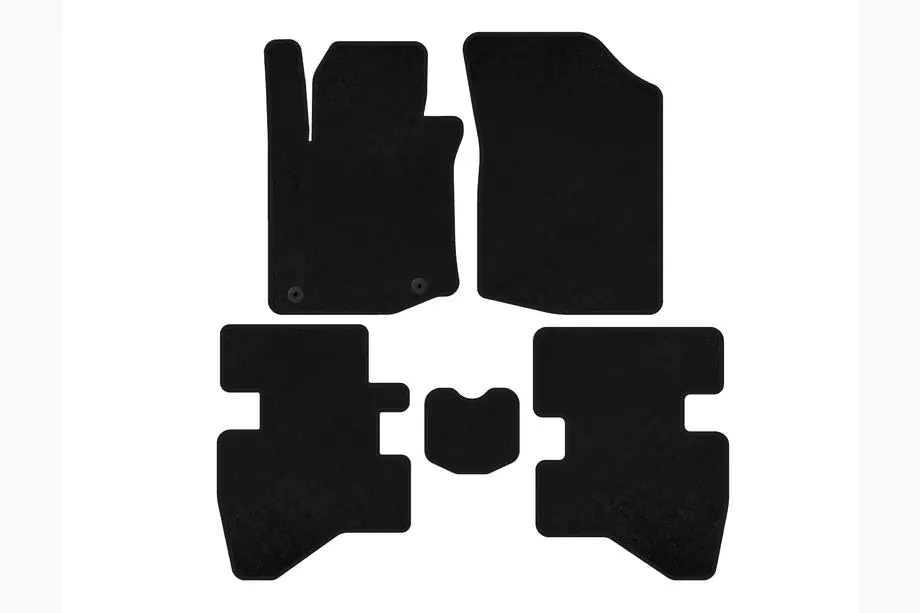 Citroen C-1 2014-2021 Textile Floor Mats Classic (HB, Black) Image