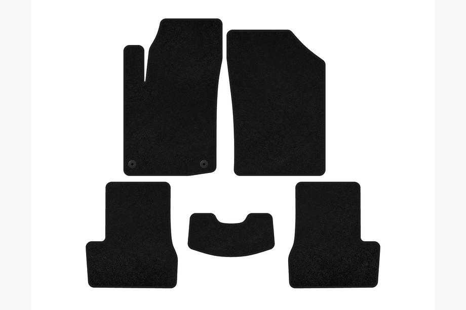 Citroen C-3 2009–2016 Textile Floor Mats Classic (HB, Black) Image