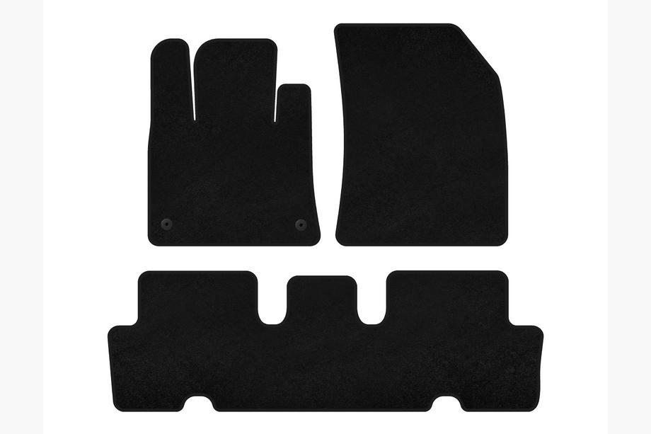 Citroen C-4 Picasso 2013–2022 Textile Floor Mats Classic V1 (2 Rows, Black) Image