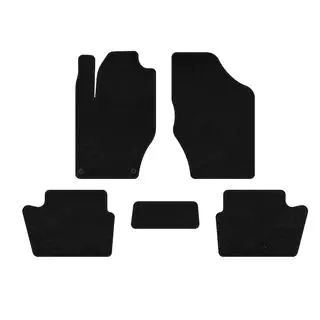 Textile Floor Mats Classic (HB, Pre-Facelift, Black) photo 1