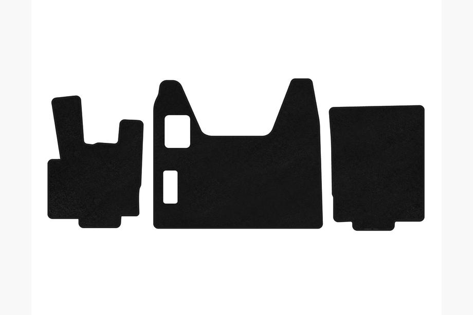 DAF XF95 2002-2006 Textile Floor Mats Classic (Black) Image