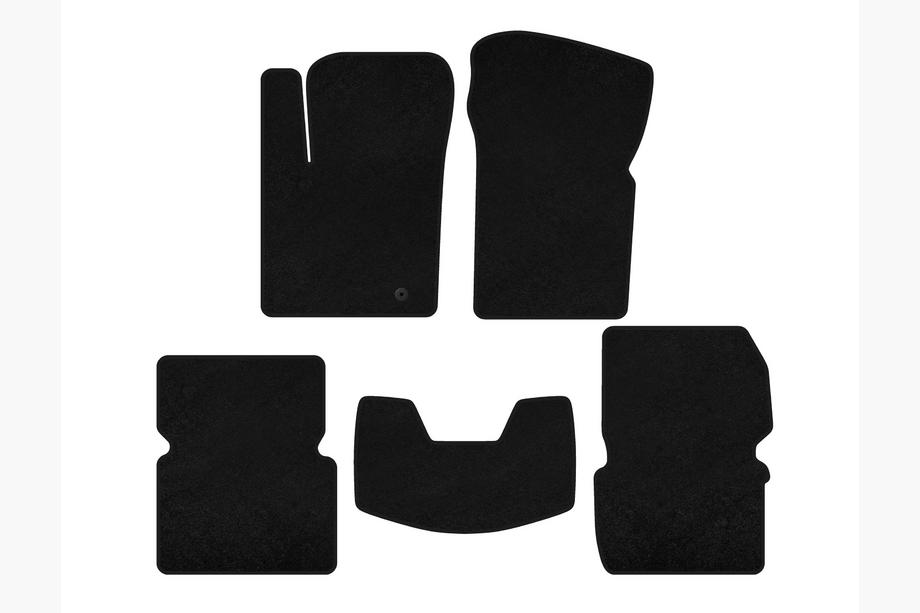 Dodge Avenger 2007-2014 Textile Floor Mats Classic (Black) Image