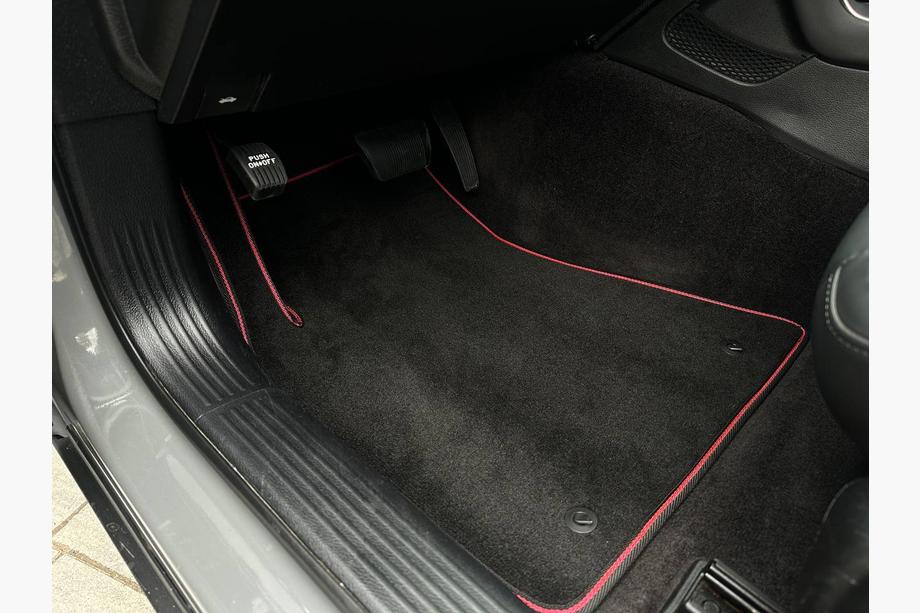 Dodge Challenger 2008-2023 Textile Floor Mats Classic (Coupe, Black) Image