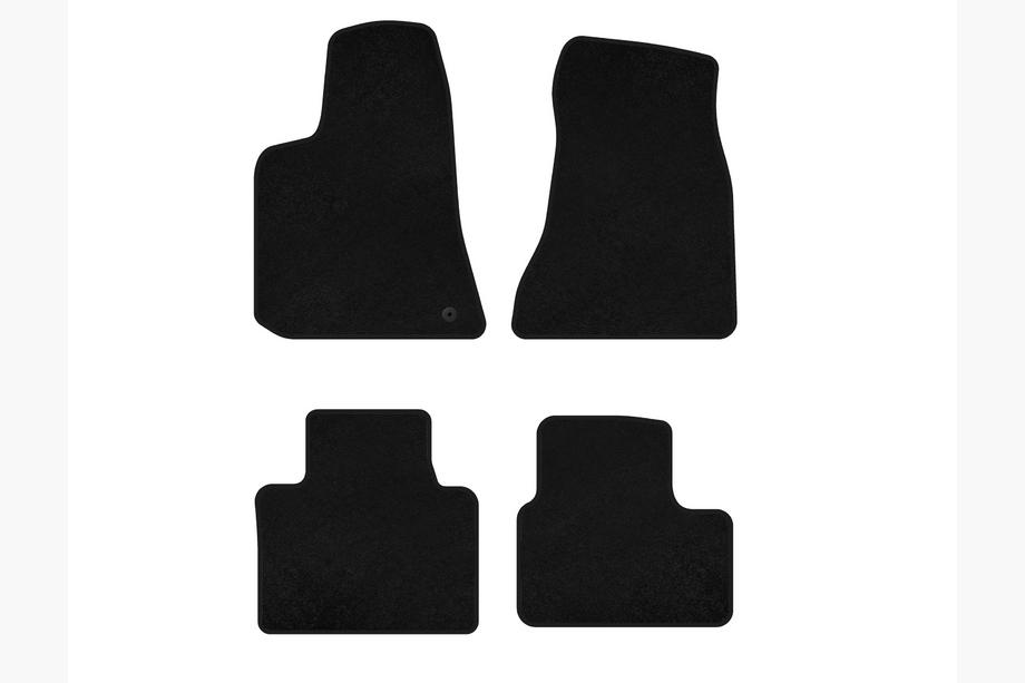 Dodge Charger 2005-2010 Textile Floor Mats Classic (2005-2010, Black) Image