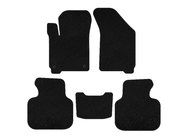 Dodge Journey 2008-2020 Textile Floor Mats Classic (2008-2011, Black) photo 1
