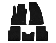 Fiat 500/500L 2013-2022 Textile Floor Mats Classic (for 500L, Black) photo 1