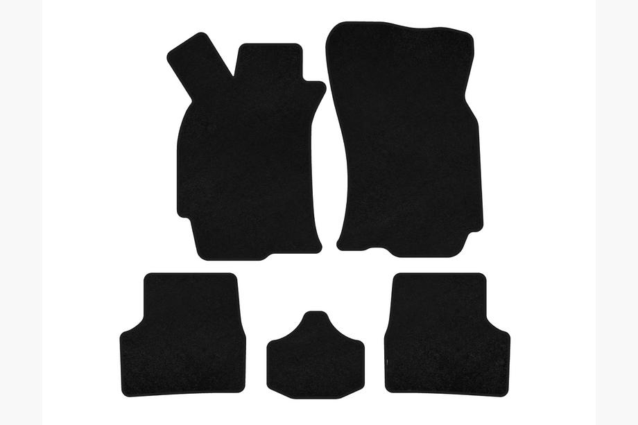 Fiat Albea 2002-2012 Textile Floor Mats Classic (SD, Black) Image