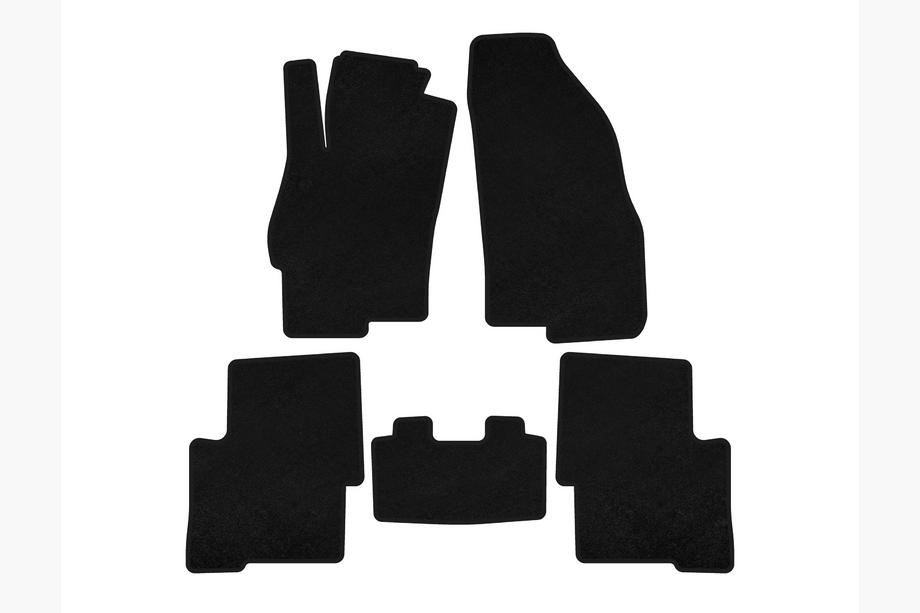 Fiat Linea 2006-2018 Textile Floor Mats Classic (SD, Black) Image
