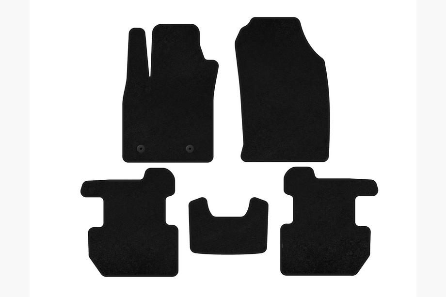 Ford Ecosport 2013-2022 Textile Floor Mats Classic (2018-2022, Black) Image