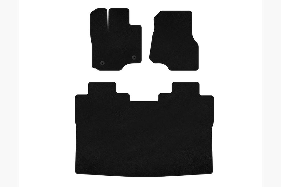 Ford F-150 2014-2021 Textile Floor Mats Classic (Raptor, Black) Image