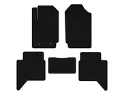 Ford Ranger 2011–2022 Textile Floor Mats Classic (Black) photo 1